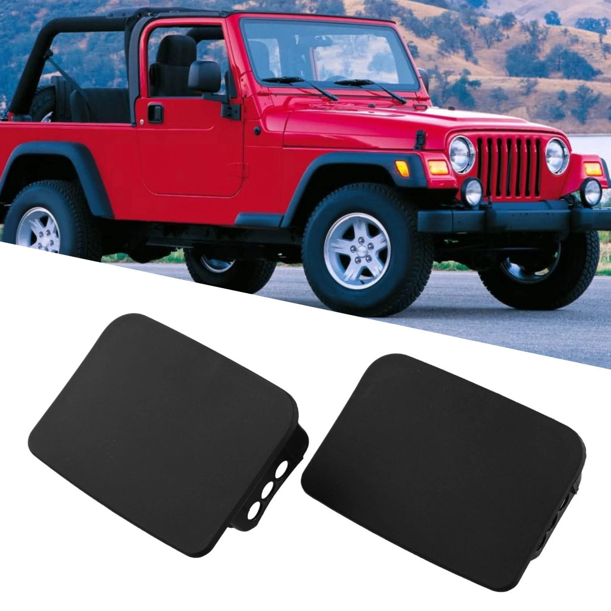 Bumper End Cap for Jeep Wrangler TJ (1997–2006) 55078139AA