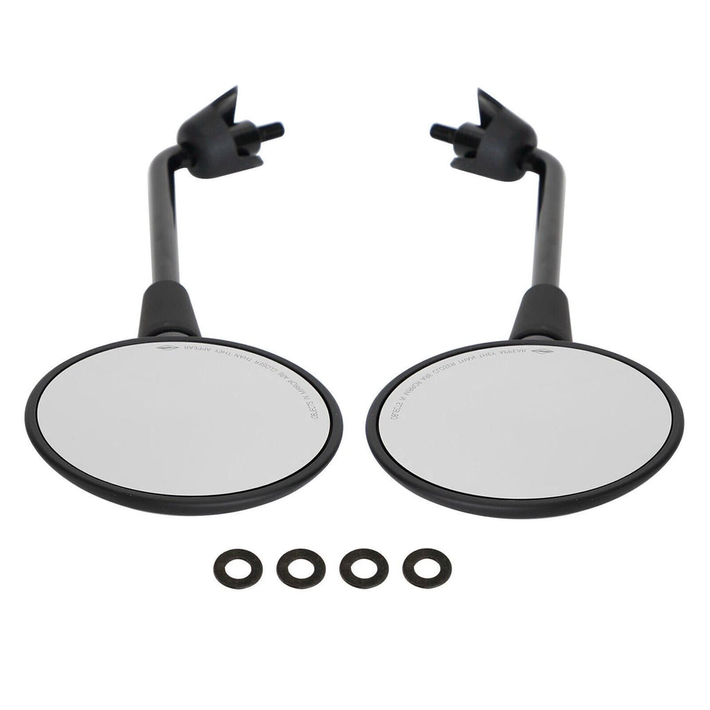 Set of 2 Black Mirrors LH CM261901 RH CM261902 for Piaggio Vespa Primavera (50-150)