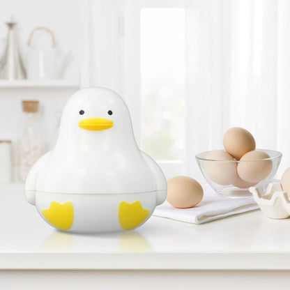 Set of 4 Duck Shaped Microwave Cookware for Cooking Eggs
