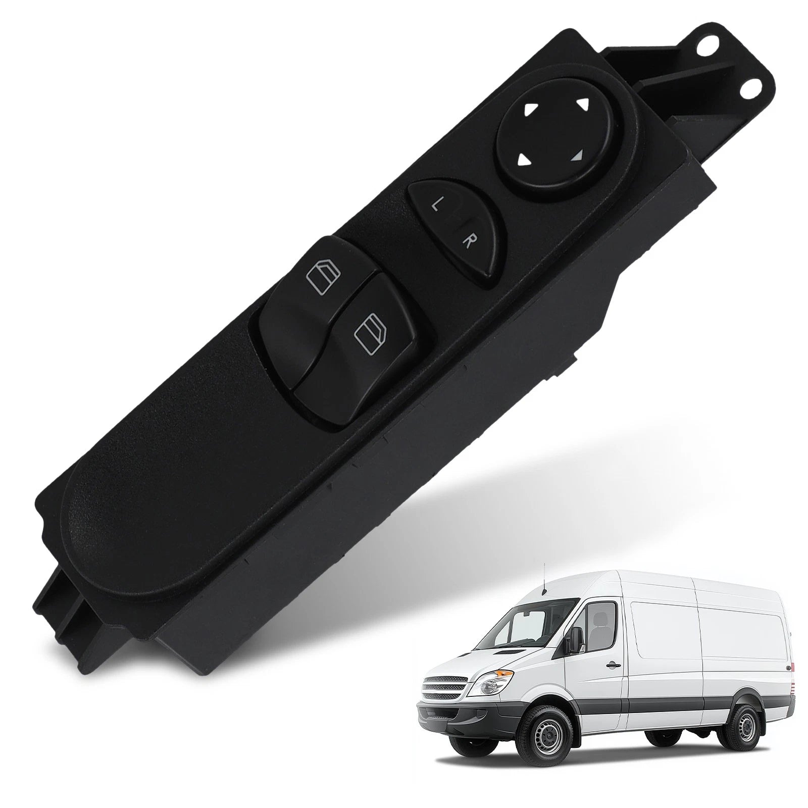 Black Window Master Switch for Mercedes Sprinter 2500/3500 (2010–2017) 9065451216