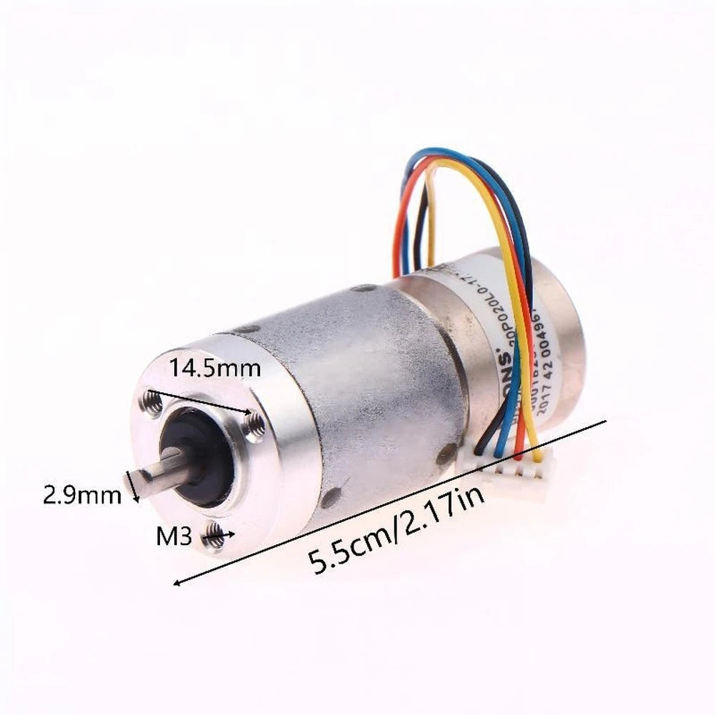 22mm Stepper Motor for 12V Applications (Reduction, Metal Construction)