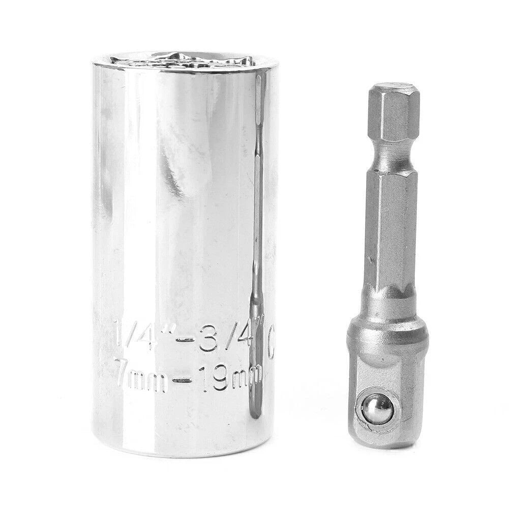 2X Universal Socket Wrench Set - Ratchet Tool Kit