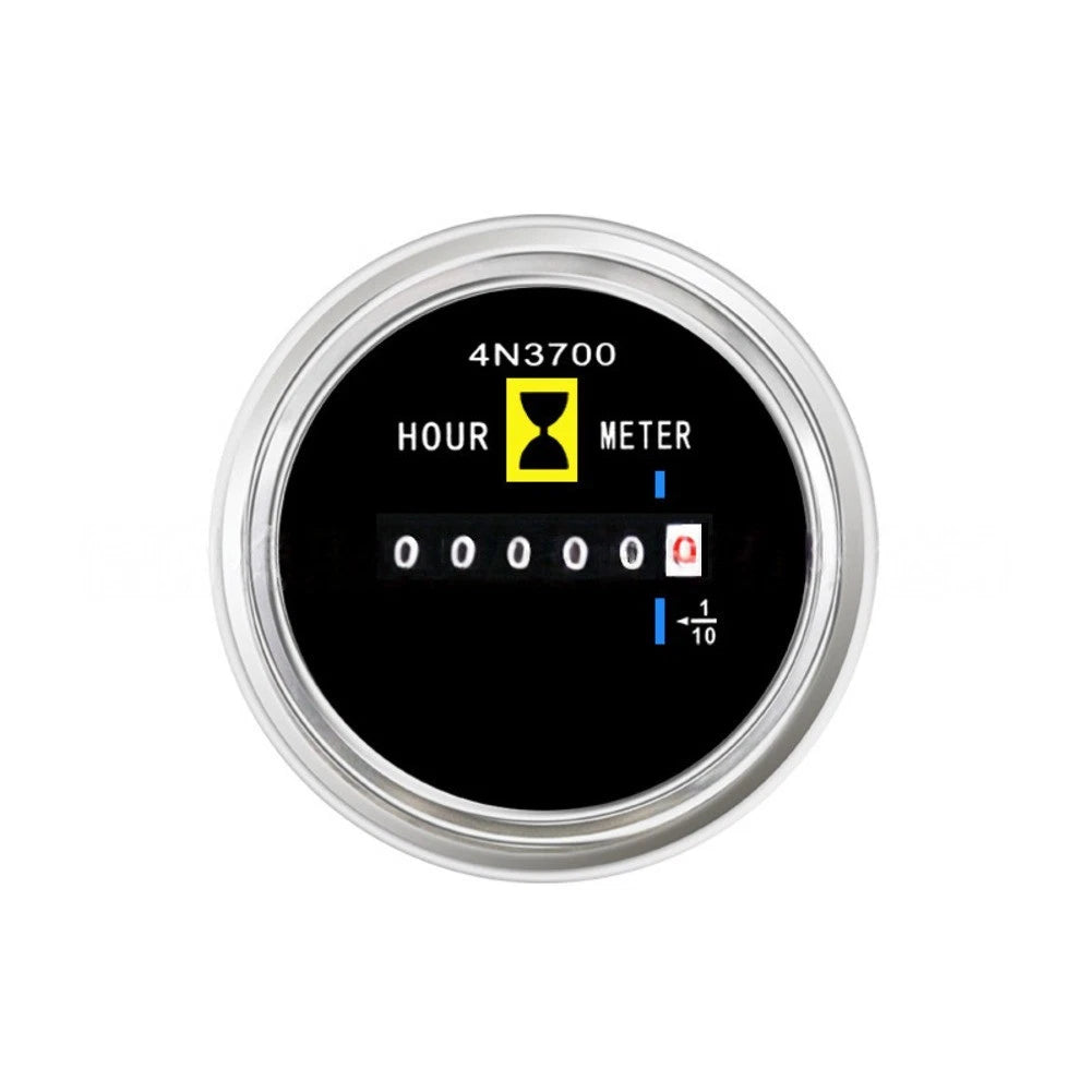 52MM Timer Operating Hours Meter 4N3700 Compatible with Excavator Loader
