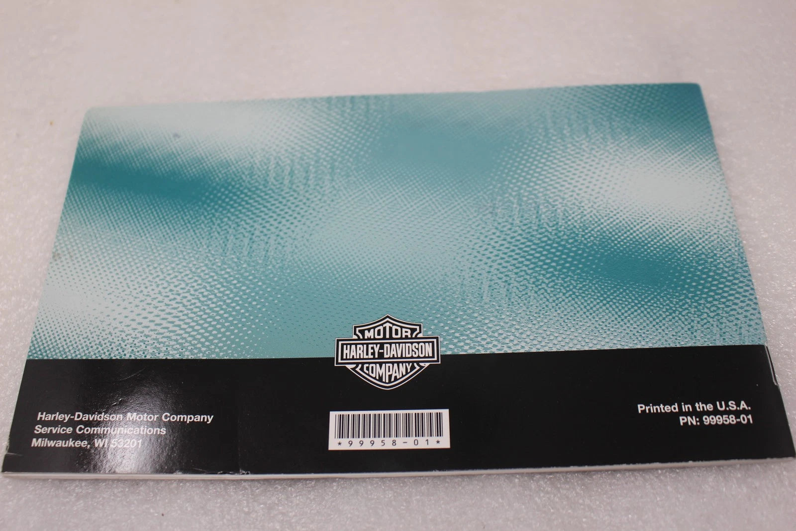 OEM Owner's Manual for Harley-Davidson TLE & TLE Ultra (2001)