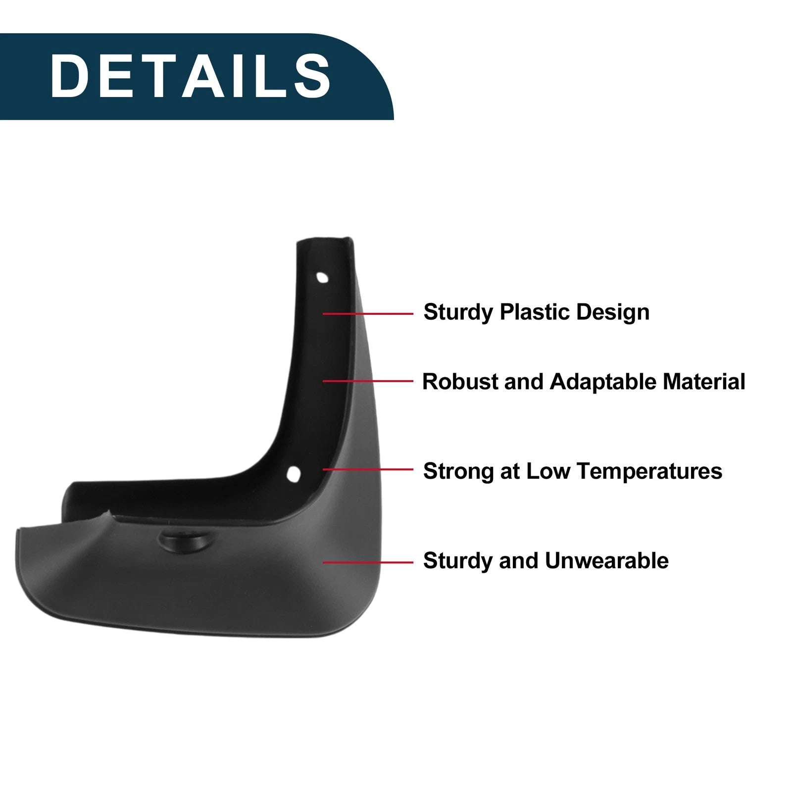 Mud Flaps Splash Guards Set for Toyota Camry (2003–2009)