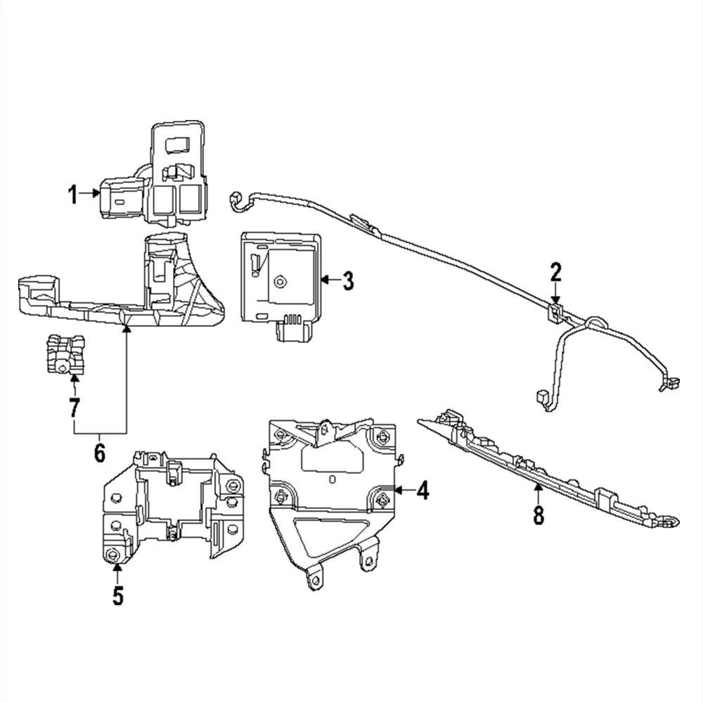 Reverse Radar Wiring Harness for Honda CR-V (32131-3A0-A00)