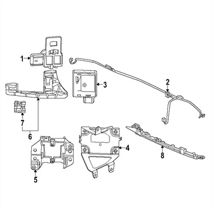 Reverse Radar Wiring Harness for Honda CR-V (32131-3A0-A00)