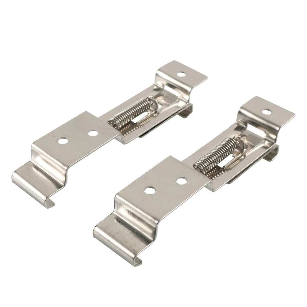 2X License Plate Frame Holder Clips for Car Trailer (Universal)