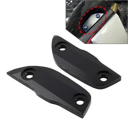 Mirror Delete Block Off Base Plate Black for CFMOTO 450SR (2022–2025)