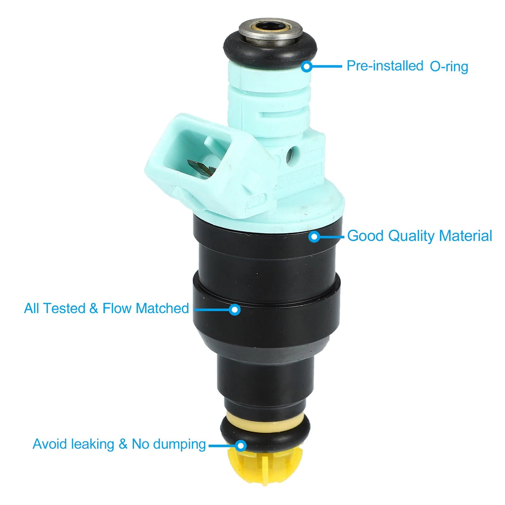 6Pcs Fuel Injector Replacement for BMW 525i 2.5L 3.0L (1995–2006)