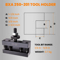 5pcs Lathe Tool Post Holder Kit 250-201 for Quick Change Turning