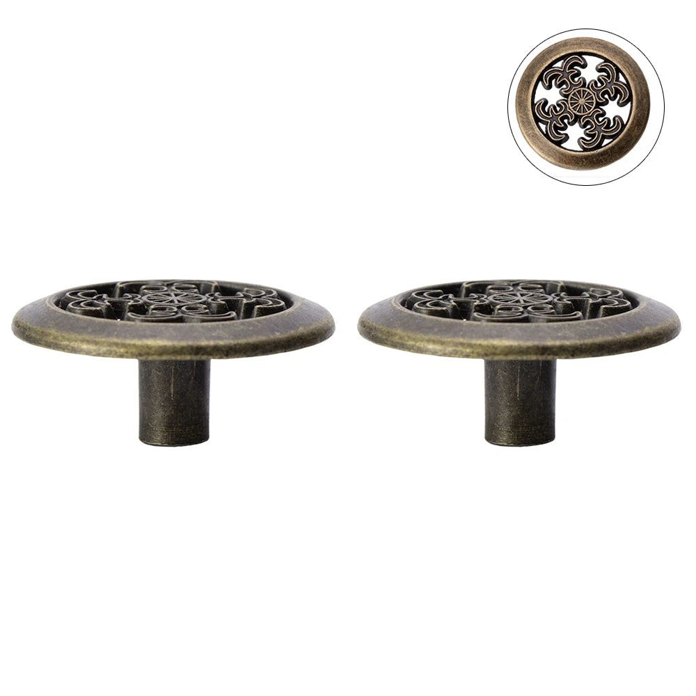 Set of 10 Zinc Alloy Pull Knobs for Cabinet Drawer (Universal Fit)