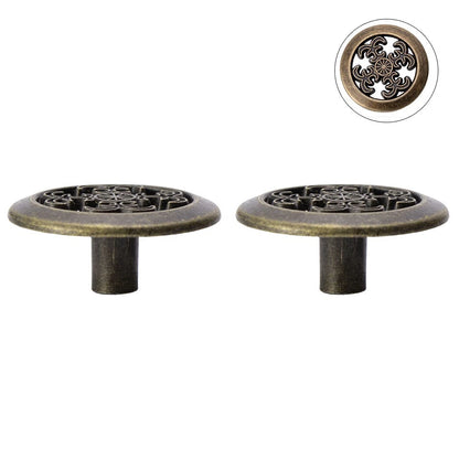 Set of 10 Zinc Alloy Pull Knobs for Cabinet Drawer (Universal Fit)