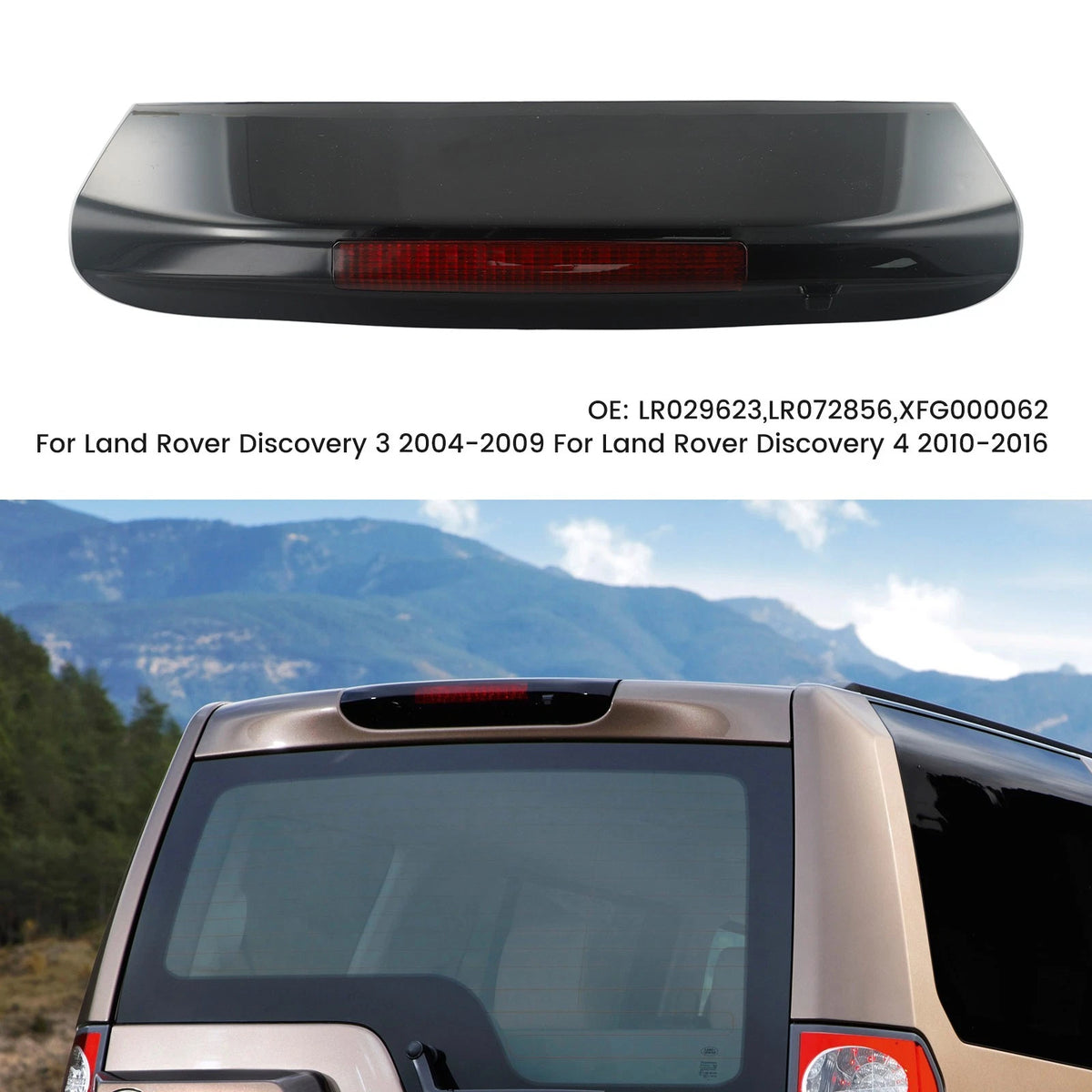1PC High Brake Light Stop Lamp Third For Discovery for lr3 LR4 2005-2016