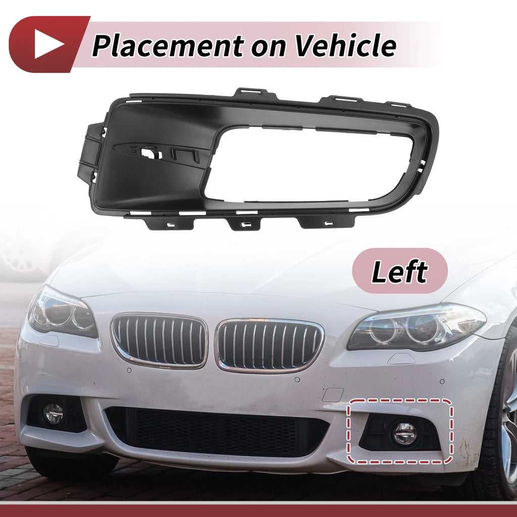 Front Left Fog Light Grill Replacement for BMW X5 (2007–2010)
