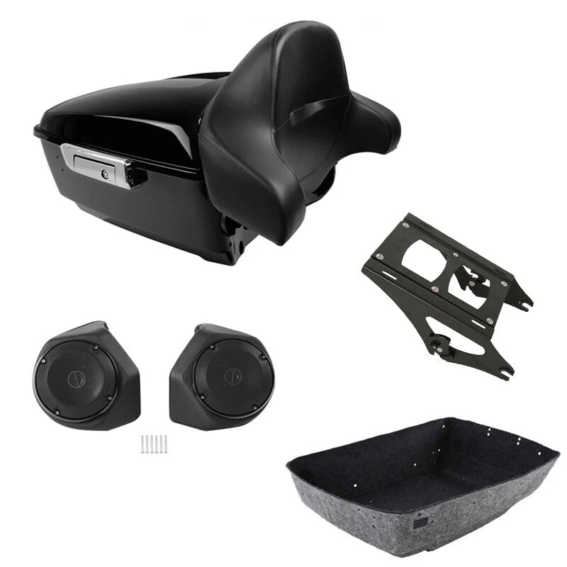 Backrest Pad Speakers for Harley Touring Road Glide (2014–2026)
