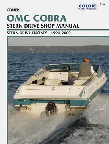 Clymer Service Manual for OMC Cobra SX Stern Drive Engines (1994–2000)