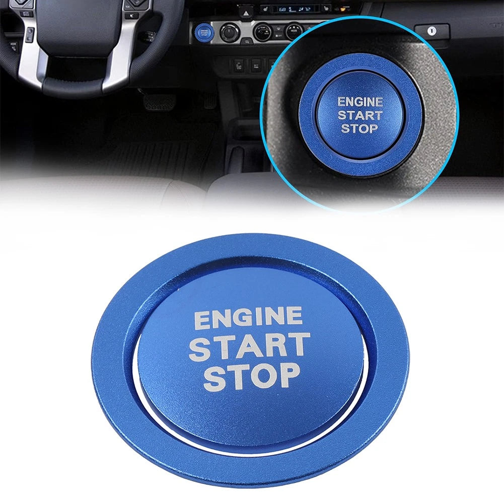 Engine Start Stop Push Button Cover Ring for Toyota Tacoma Yaris Prius RAV4 (2016–2023)