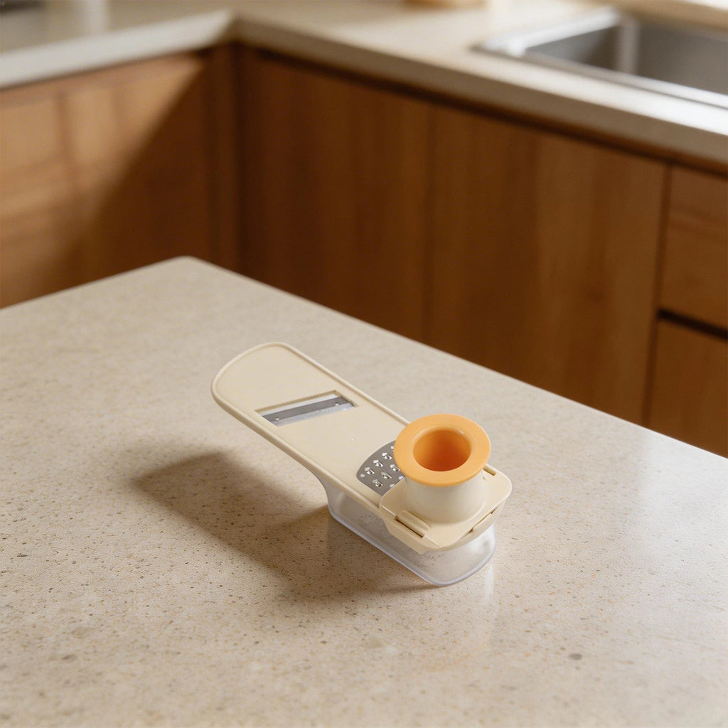 3-in-1 Garlic Grinder Kitchen Tool with Easy Clean Safety Hand Guard
