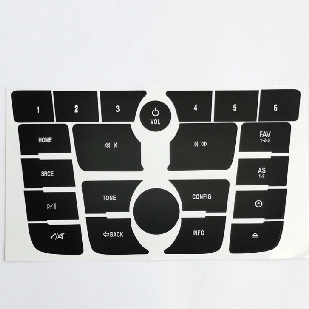 Radio Audio Button Repair Decal Sticker for Buick Verano/Encore (2012–2015)