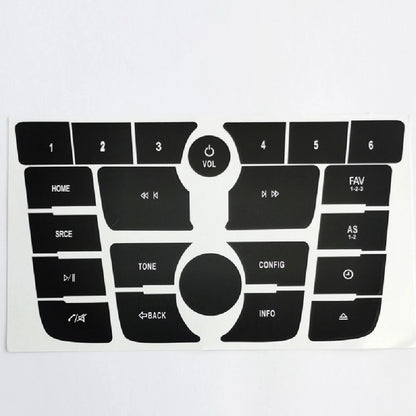 Radio Audio Button Repair Decal Sticker for Buick Verano/Encore (2012–2015)