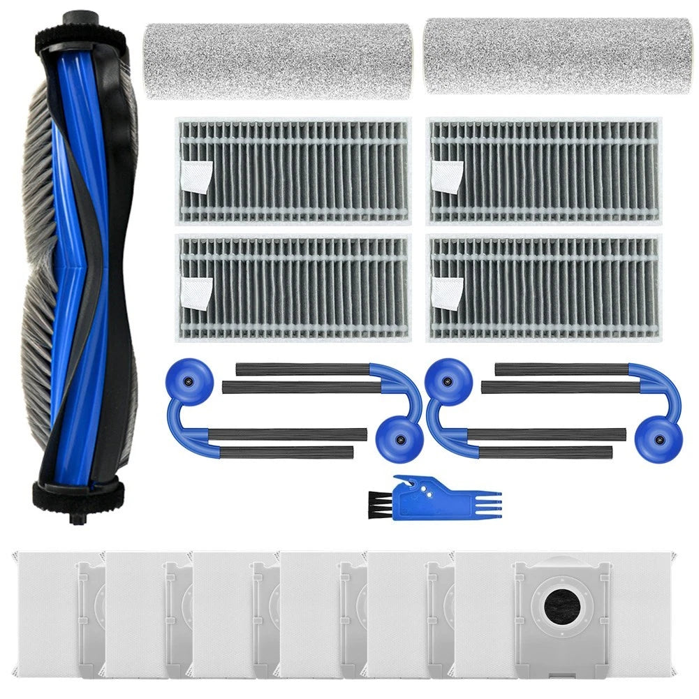 Complete Dust Bag Brush Filter Mop Wipe Kit for DEEBOT T80