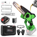 6" & 8" Cordless Mini Chainsaw (1200W) - Brushless Motor, Battery Powered
