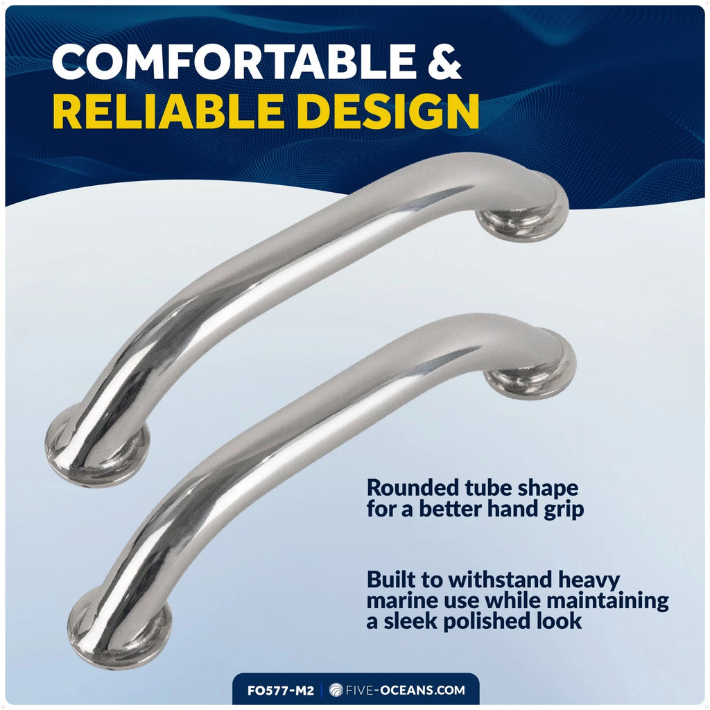 2X Grab Handle for Boat (9 Inch Stainless Steel)