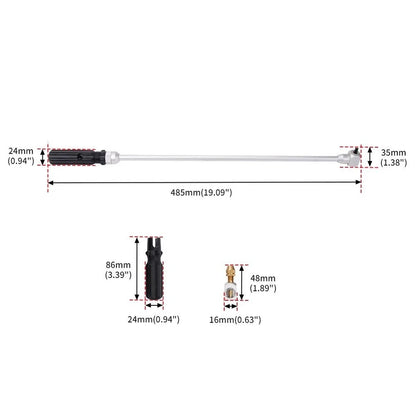 90 Degree Carburetor Pilot Jet Adjustment Screwdriver for Bike Tuning