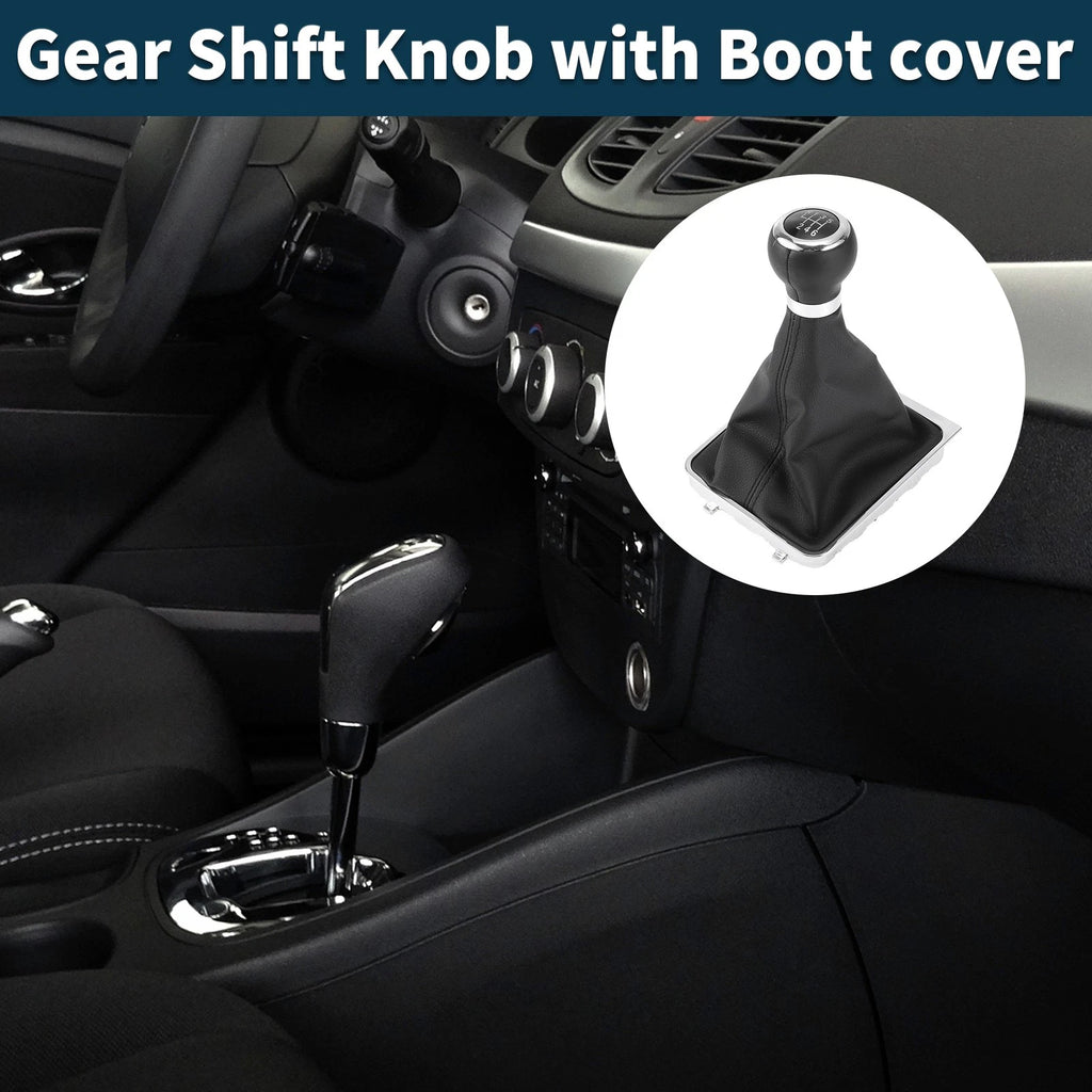 6 Speed Gear Shift Knob with Cover for Volkswagen Passat 3C (2005–2011)