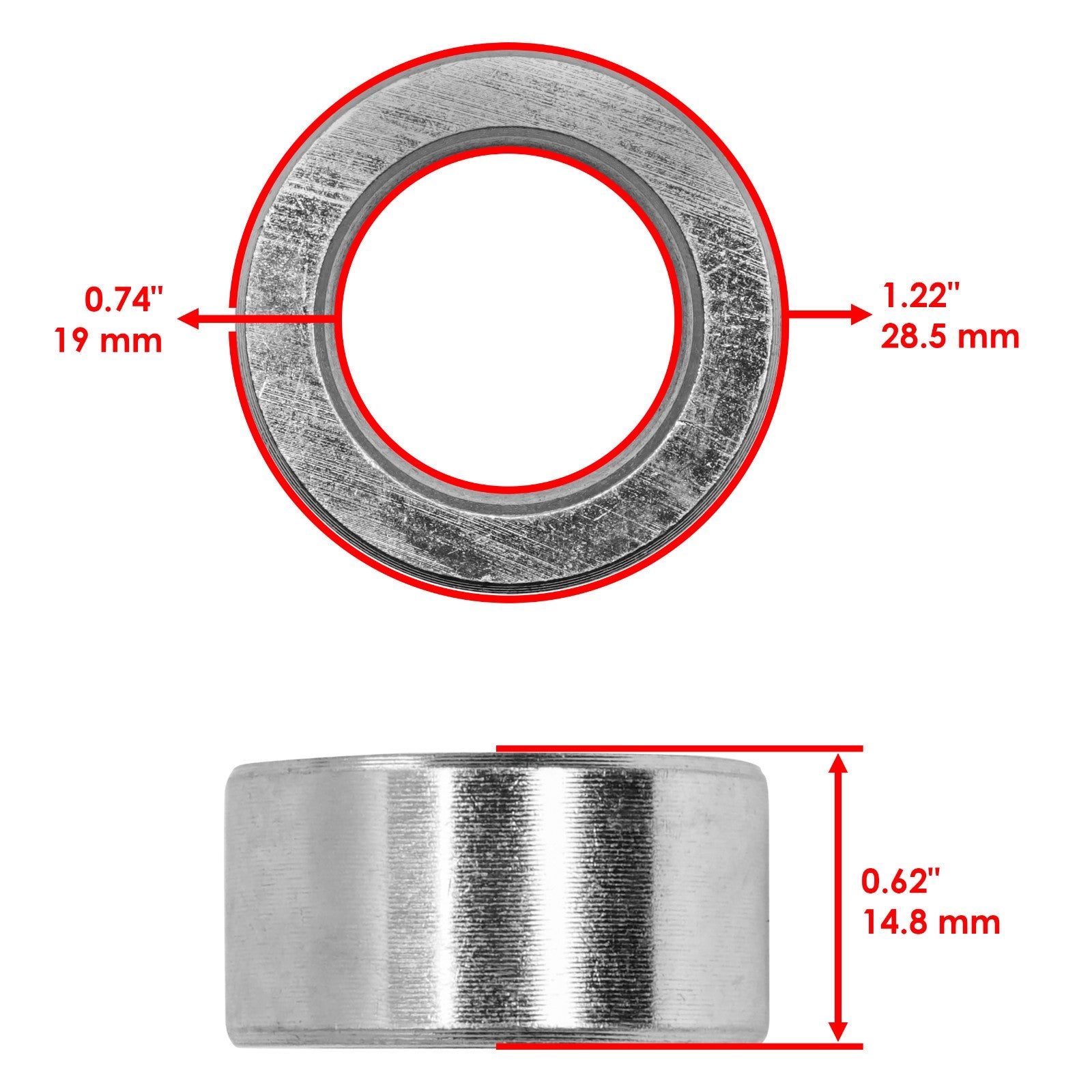 Front Wheel and Tire with Sleeve for John Deere SST15 SST16 (2012–2020)