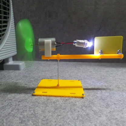 Wind Power Demo Kit for Small Turbine (E10 White Light, 360 Rotation)