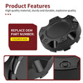 Set of 4 Black Rim Hub Caps for Polaris RZR XP 1000 (2017–2022) #1522853-655
