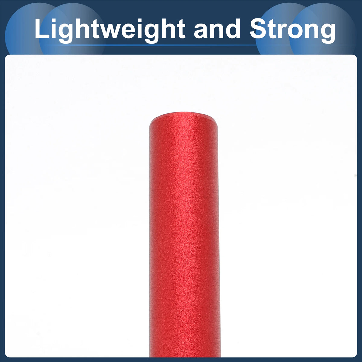 27.2mm Bike Seat Post for Lightweight Saddle (Red Aluminum Alloy)