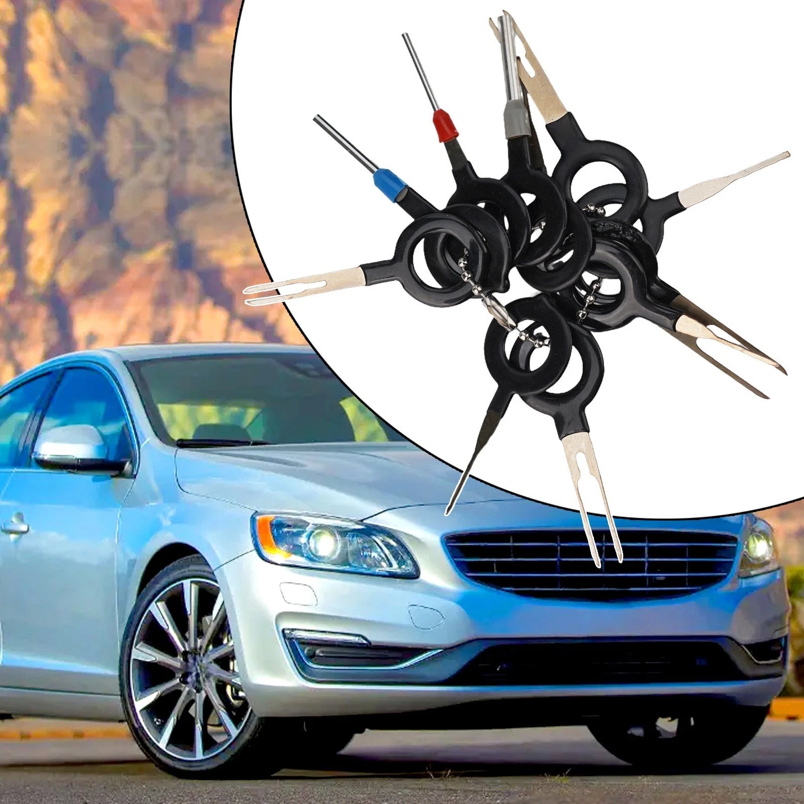 Terminal Removal Tool Kit for Auto Car Wire Connectors