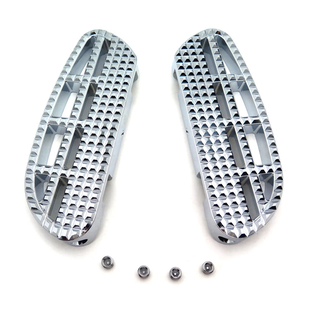 Chrome Dominator Passenger Leaf Footboard for Harley Touring (2009–2023)