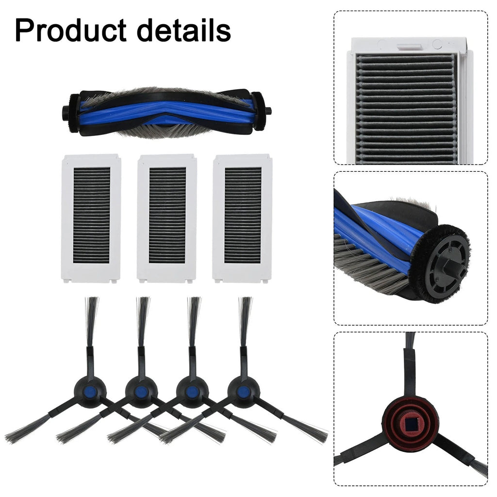 Filter Kit with Main Brush & Side Brushes for Ecovacs Deebot N30 PRO (2020–2023)