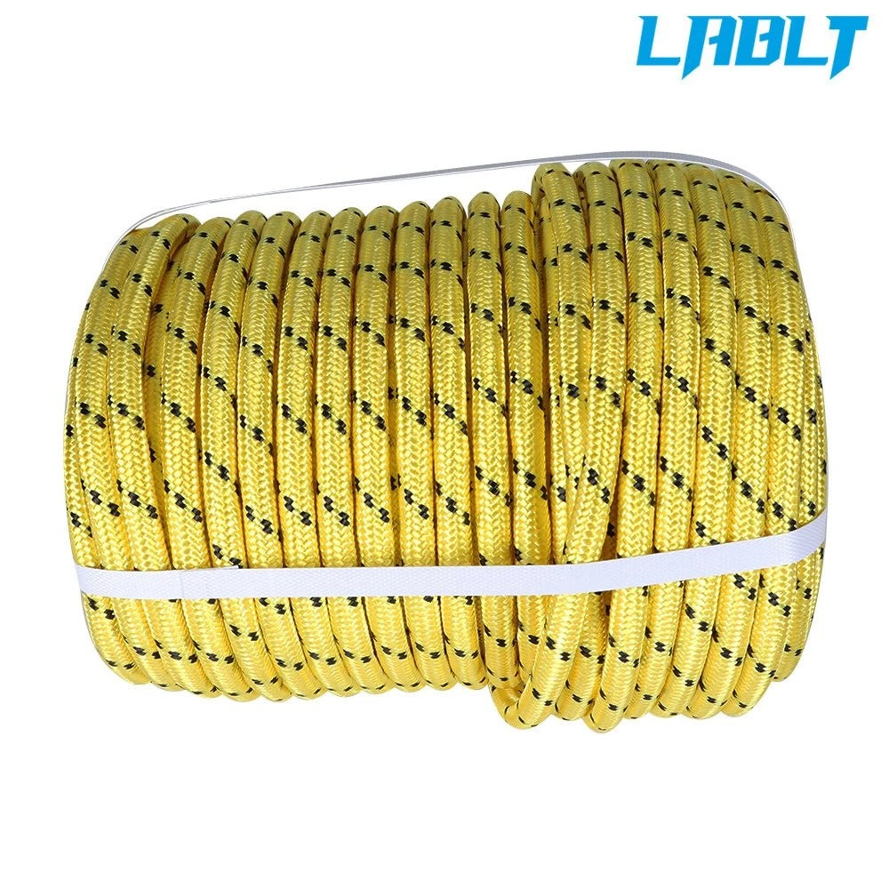Double Braid Polyester Rope 1/2"×200' - Strong Pulling Cord
