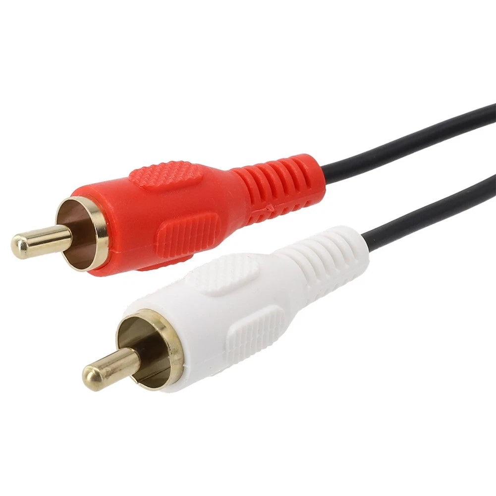 2X RCA Audio Cable Adapter for Car SUV (5.0)
