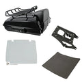 Black Razor Trunk Backrest Mount Base Plate for Harley Electra Glide (2014–Up)