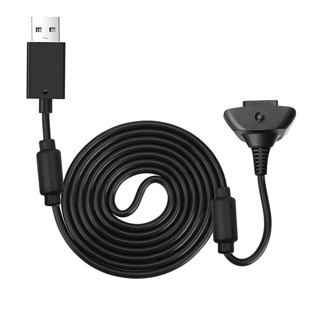USB Charging Cable 1.8m for Xbox 360 / 360 Slim (2005–2013)