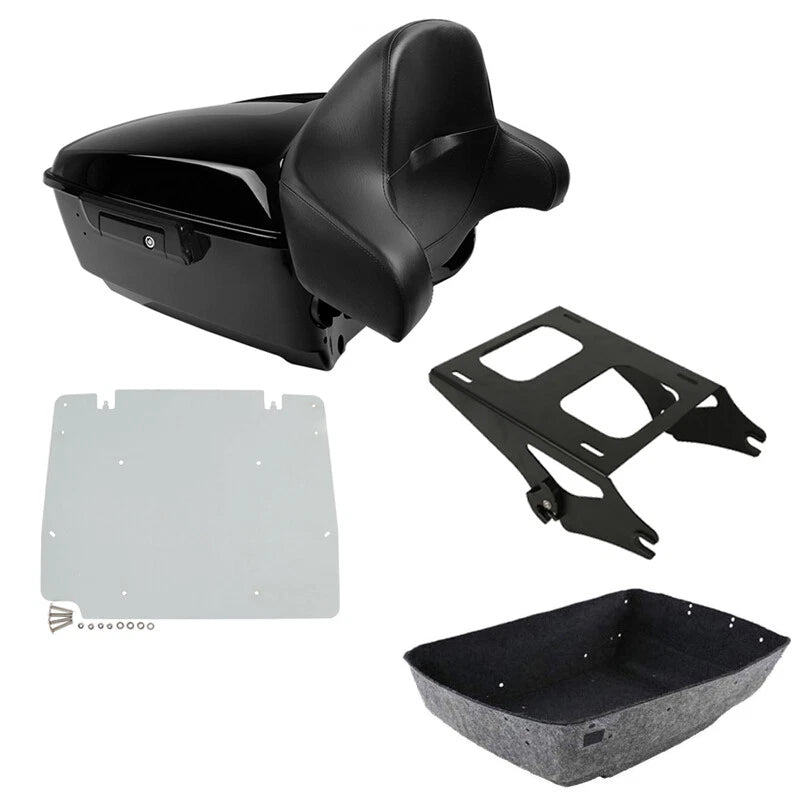Trunk Pad Mount Rack Base Plate for Harley Touring Road Glide (2014–2026)