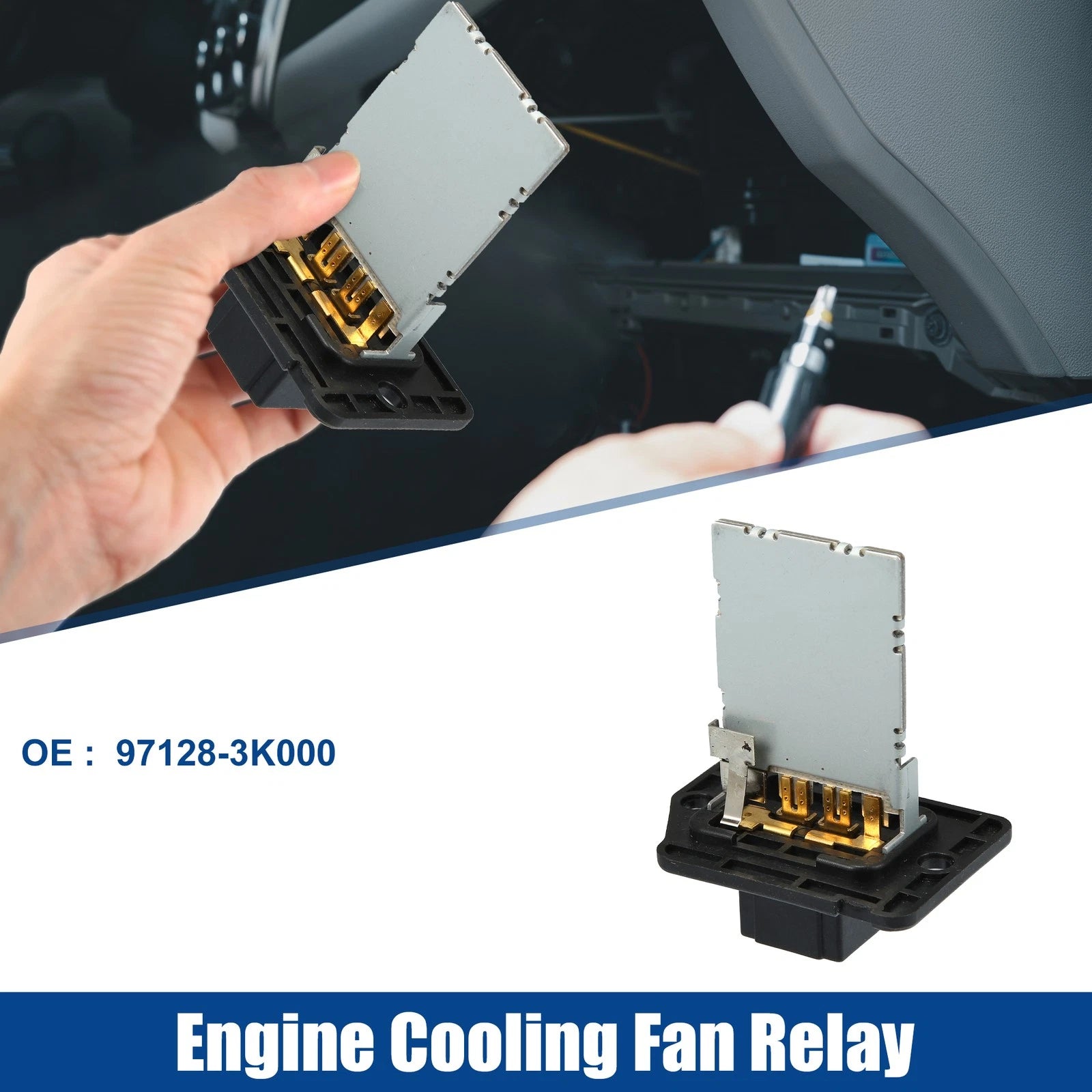 HVAC Blower Motor Resistor Replacement for Hyundai Elantra (2017–2019)