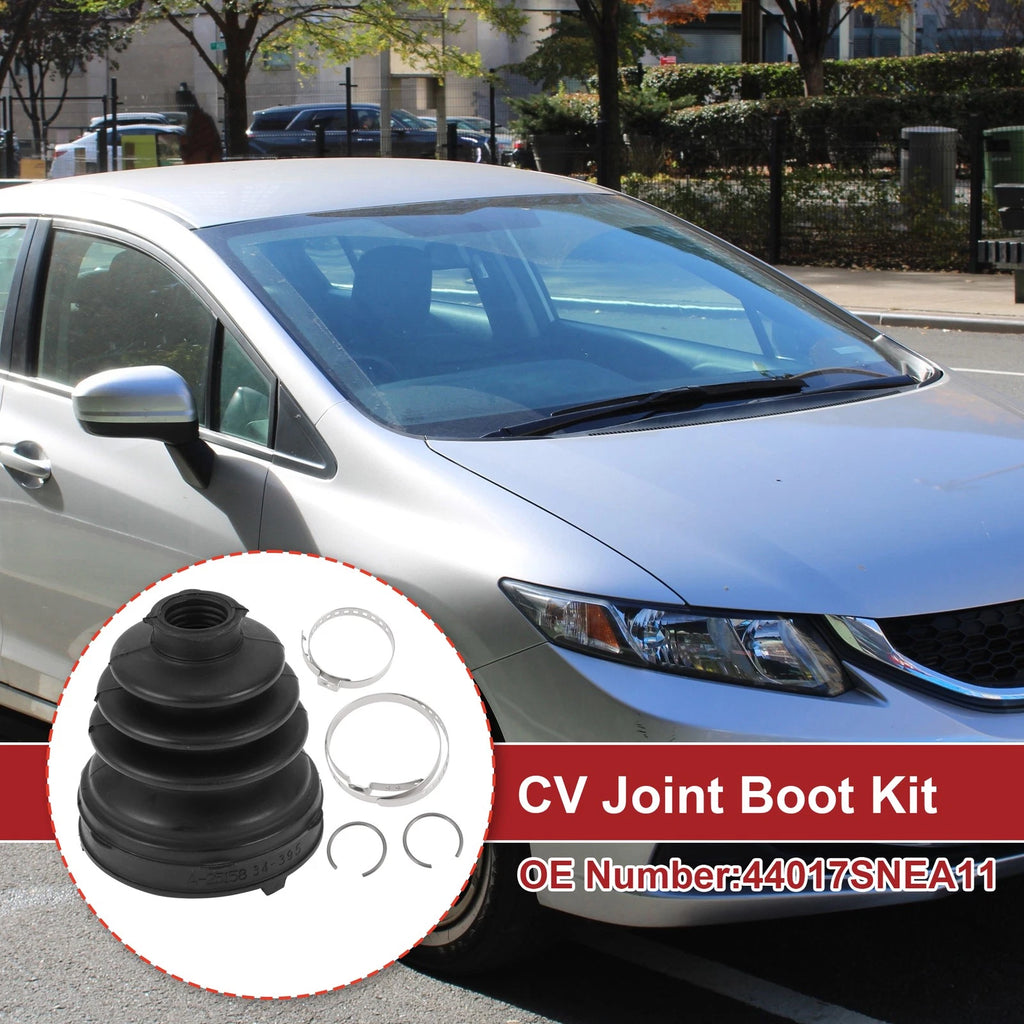 Left Inner CV Joint Boot Kit with Clamp for Honda Civic (2006–2011)