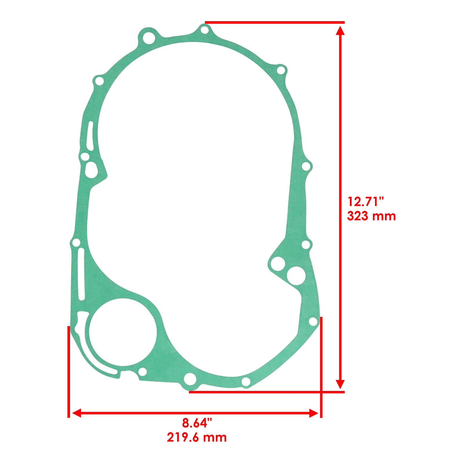 Clutch Cover Gasket Replacement for Yamaha V Star 1100 XVS1100 (2000–2009)