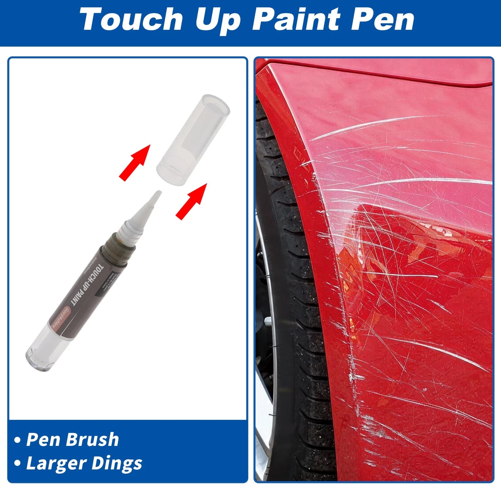 Touch Up Paint Pen Set for Steering Console (Dark Gray)