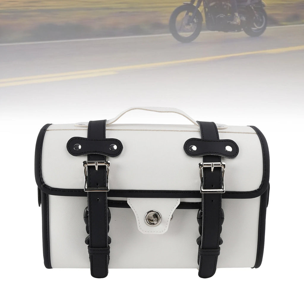 Saddlebag Storage Pannier for Scooter Motorcycle (Black)