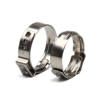 10x Stainless Steel Hose Clamps for Fuel Water Air Pipe
