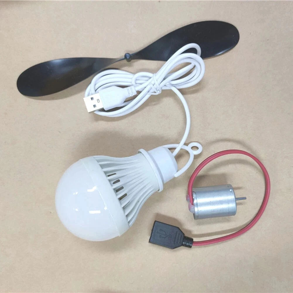 Wind Turbine Motor Blade Set for Energy Generation (DIY)