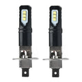 2X H1 6000K 6000LM DRL LED Headlight Bulb Kit for